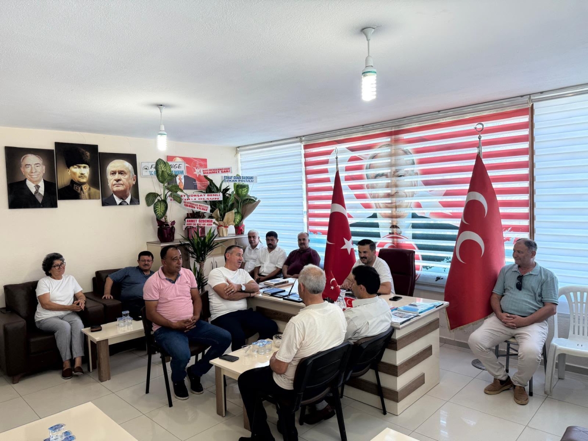 MHP Anamur İlçe Başkanlığına Muhtarlar Derneği’nden Hayırlı Olsun Ziyareti..