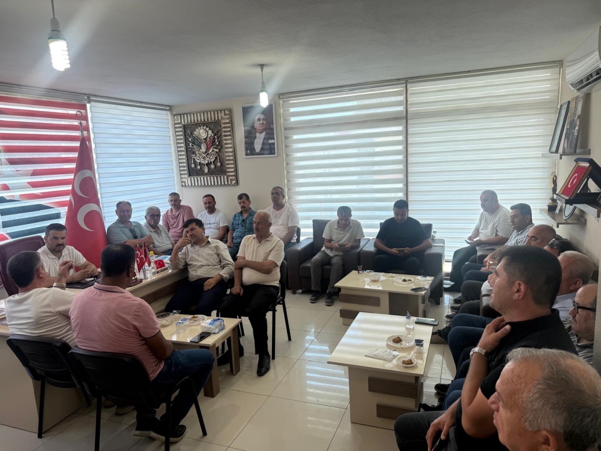 MHP Anamur İlçe Başkanlığına Muhtarlar Derneği’nden Hayırlı Olsun Ziyareti..