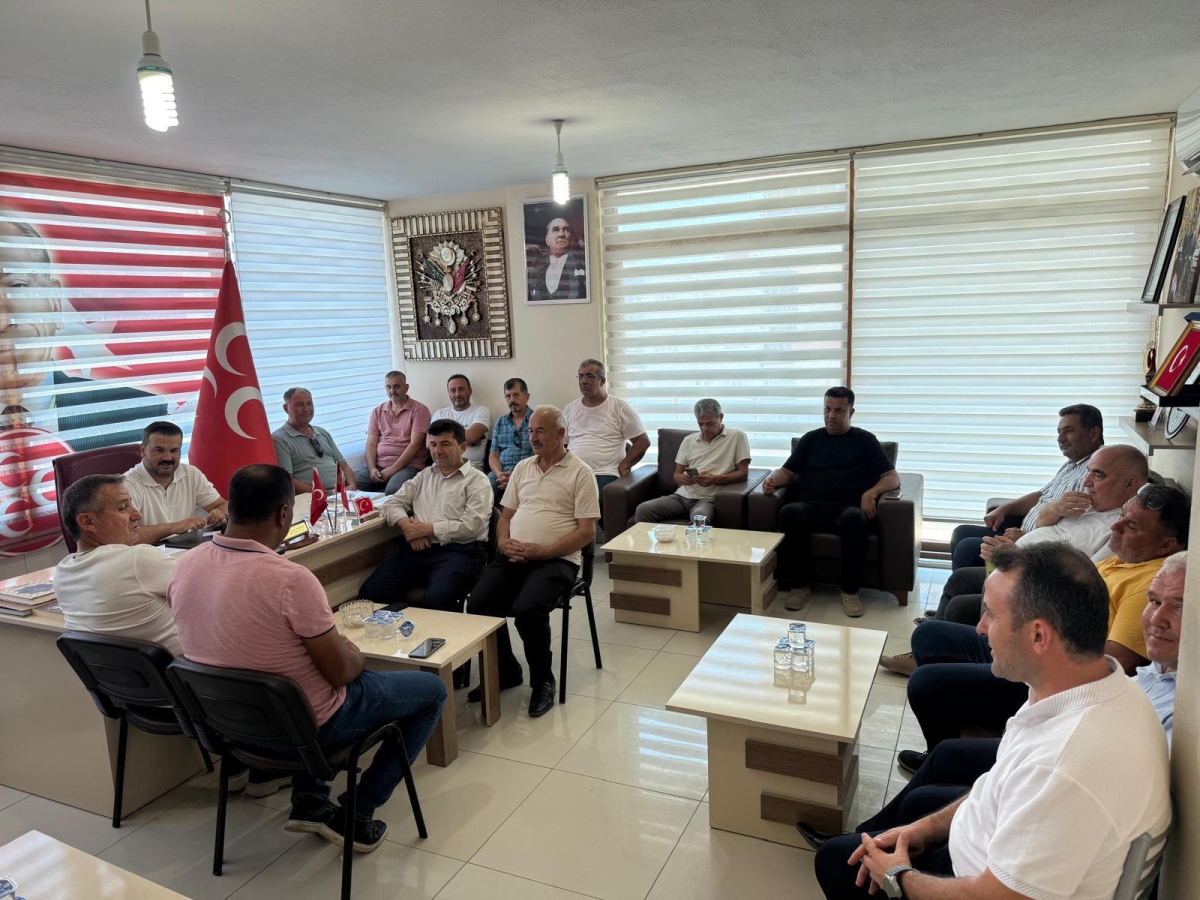 MHP Anamur İlçe Başkanlığına Muhtarlar Derneği’nden Hayırlı Olsun Ziyareti..