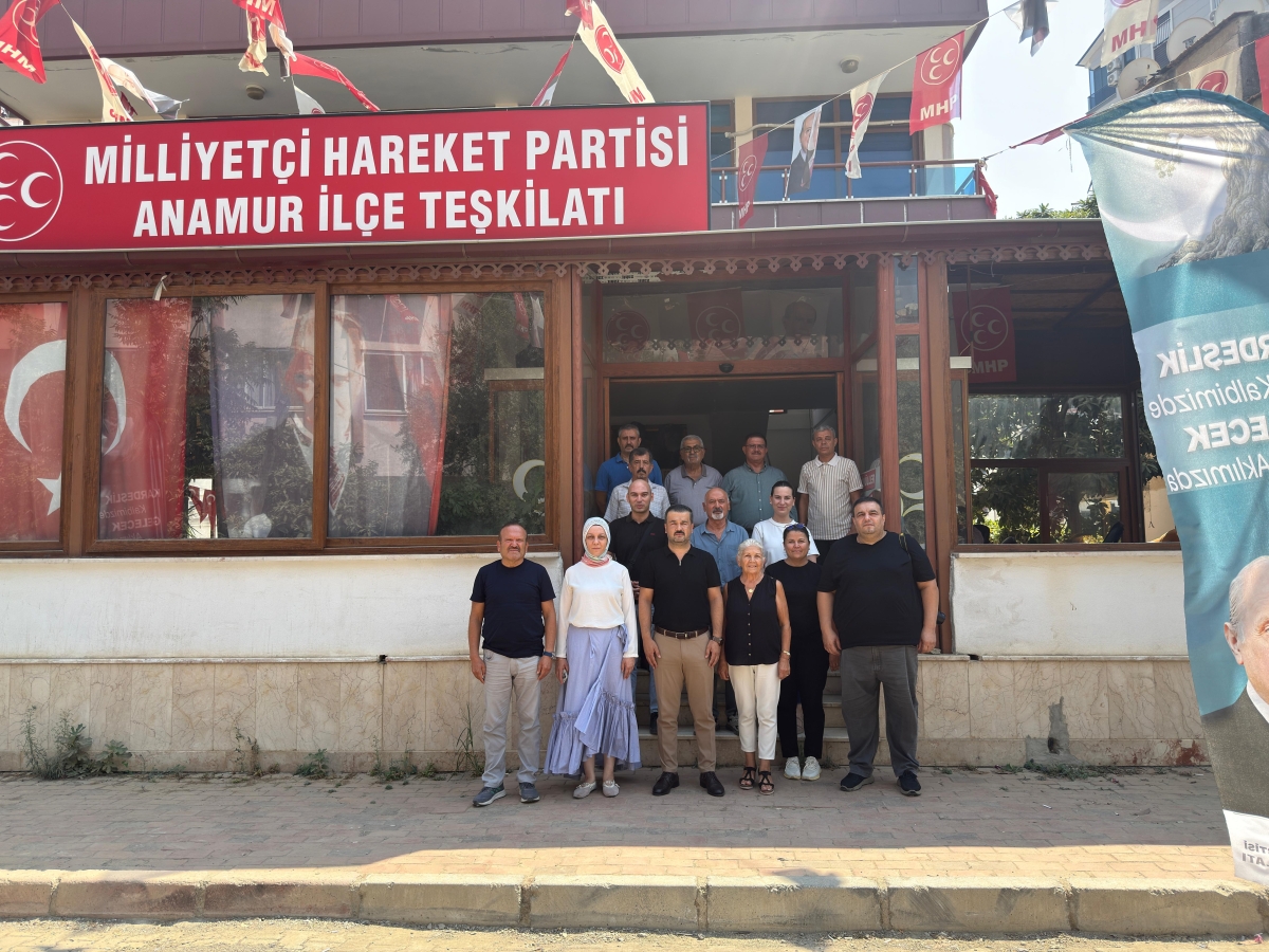 MHP Anamur İlçe Başkanlığına İki Önemli Ziyaret