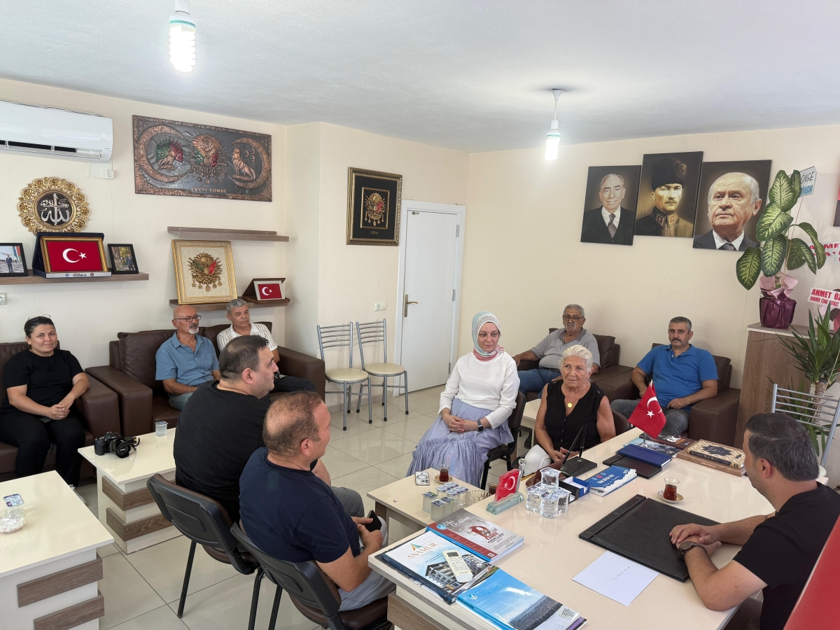 MHP Anamur İlçe Başkanlığına İki Önemli Ziyaret