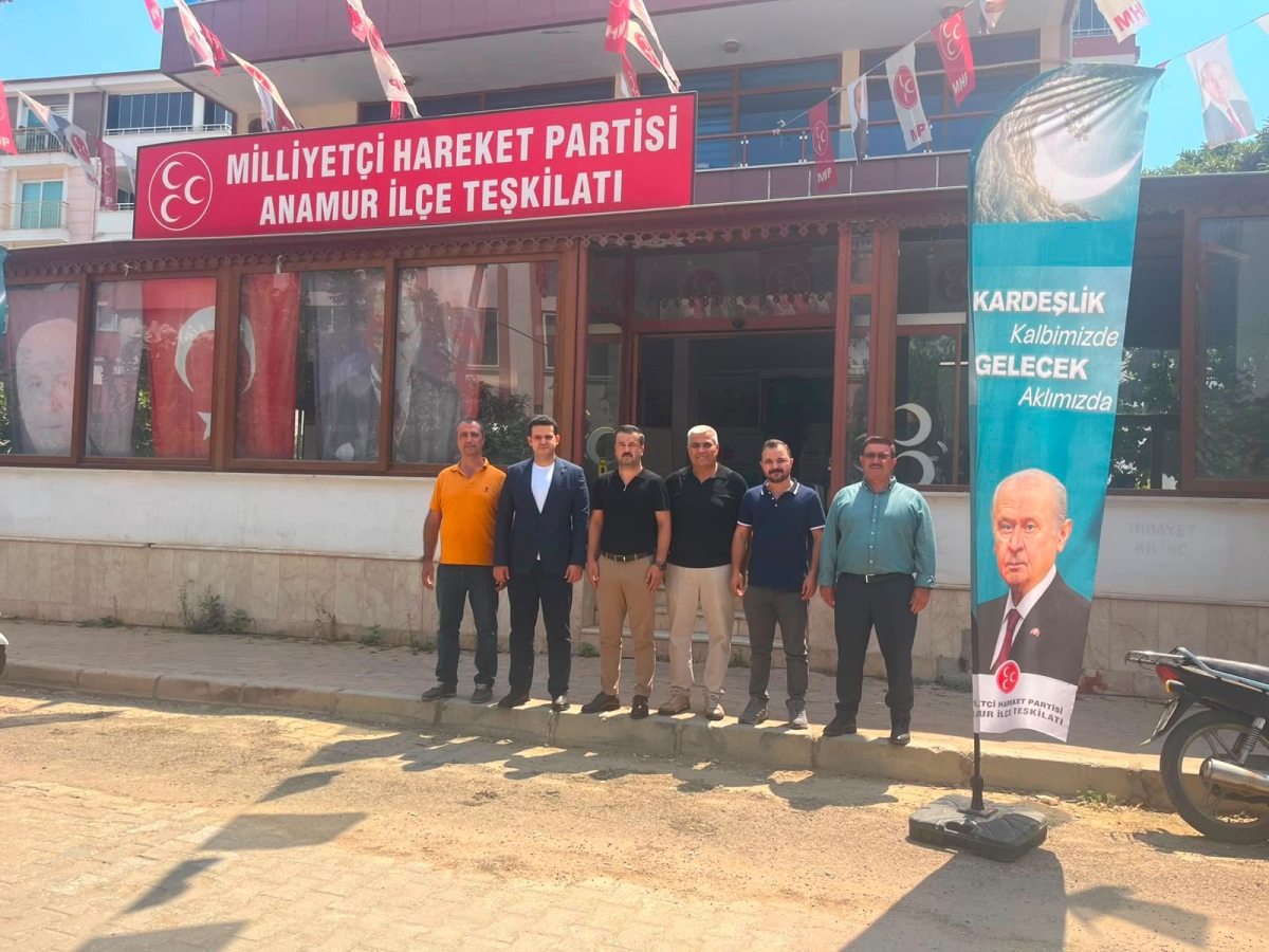 MHP Anamur İlçe Başkanlığına İki Önemli Ziyaret