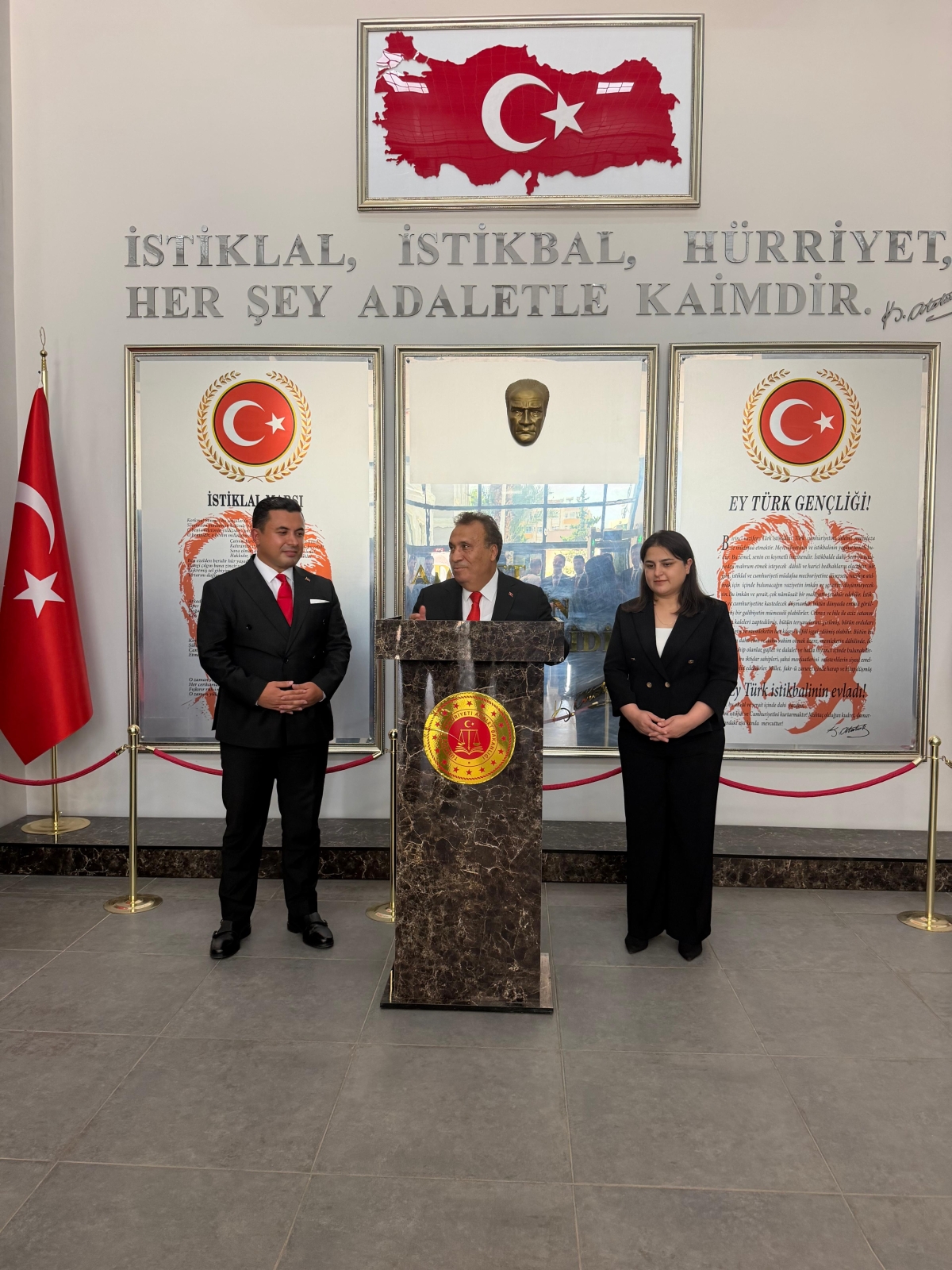 HSK 2. Daire Üyesi Prof. Dr. Çetin Arslan, Anamur Adliyesini ziyaret etti