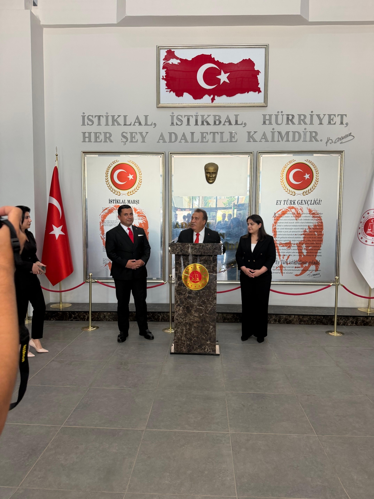 HSK 2. Daire Üyesi Prof. Dr. Çetin Arslan, Anamur Adliyesini ziyaret etti