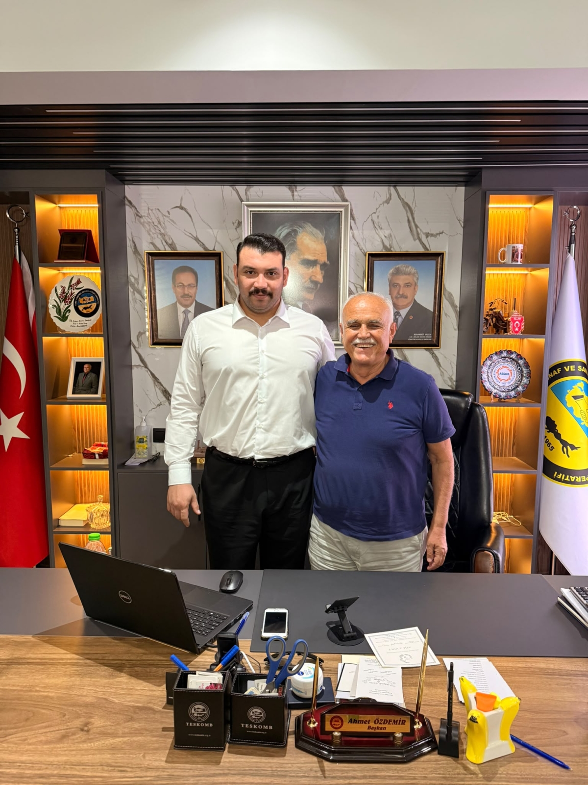 Ülkü Ocakları’ndan Esnaf Kefalet Kooperatifi’ne Ziyaret