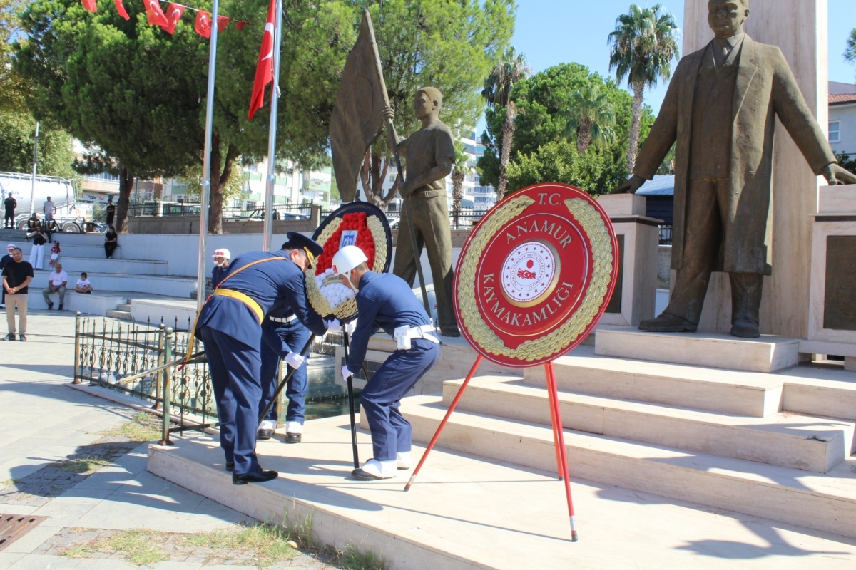 30 Ağustos Zafer Bayramı’nın 104. Yılı Anamur’da Coşkuyla Kutlandı..
