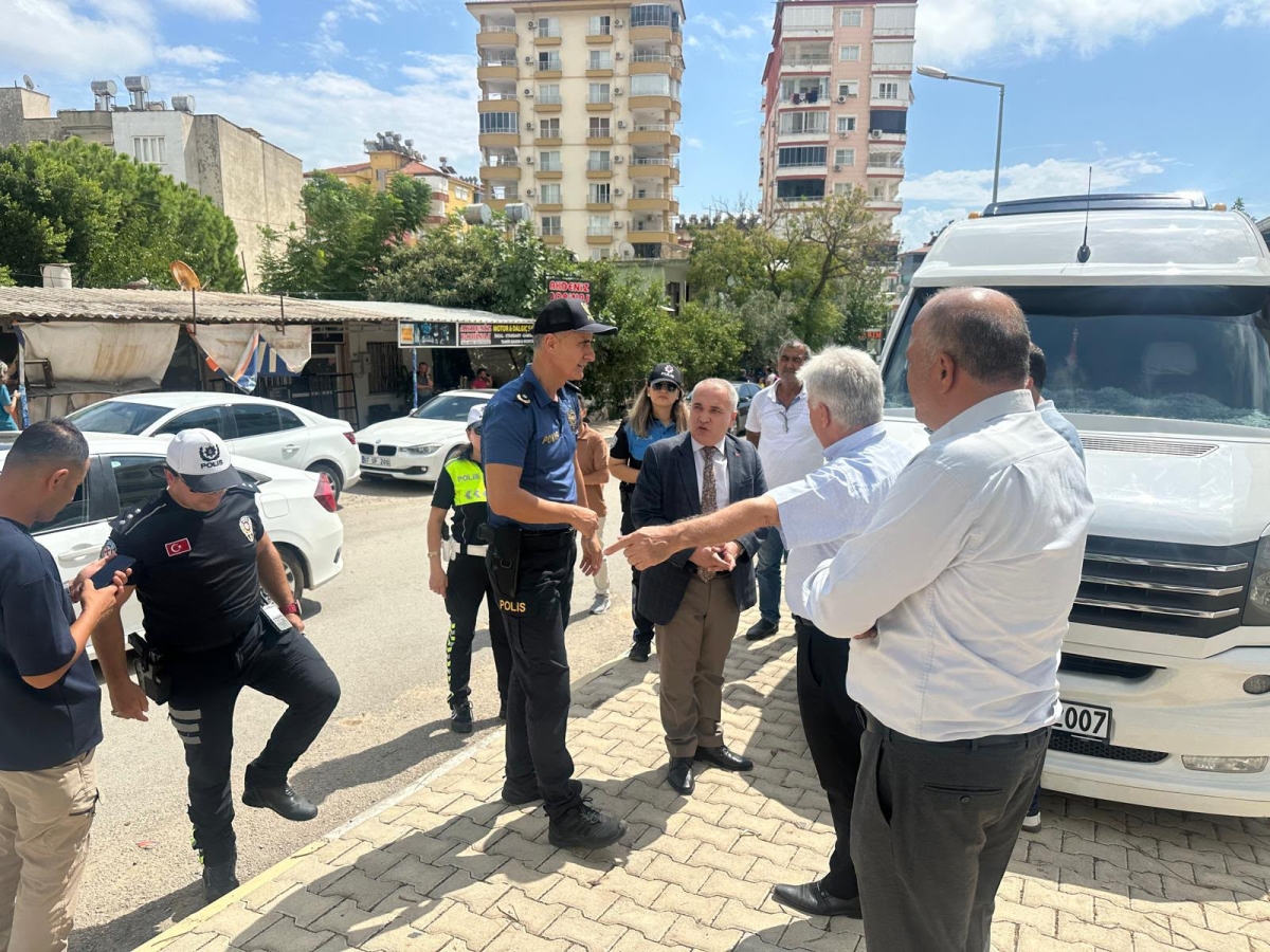 Anamur’da Okul Servis Araçlarına Yönelik Sıkı Denetim