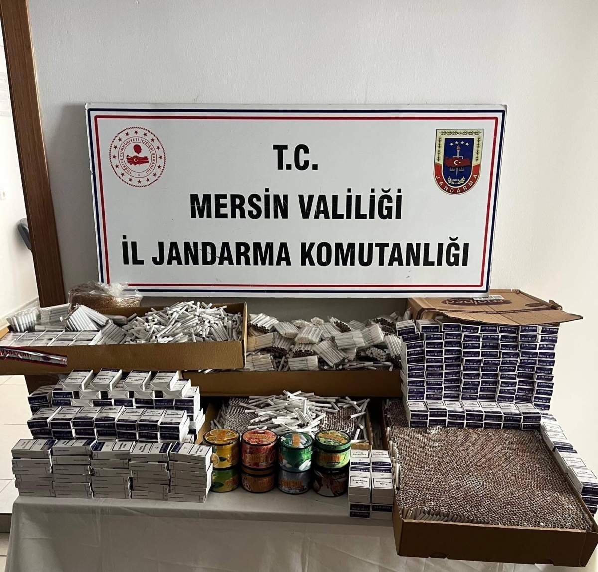 Jandarmadan Anamur’da Kaçak Sigara Operasyonu