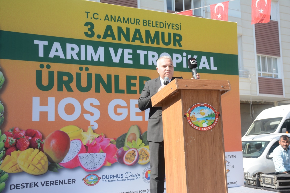 Anamur Tarım ve Tropikal Ürünler Fuarı Görkemli Törenle Açıldı..