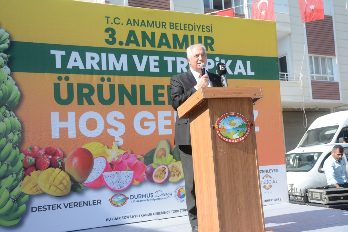 Anamur Tarım ve Tropikal Ürünler Fuarı Görkemli Törenle Açıldı..