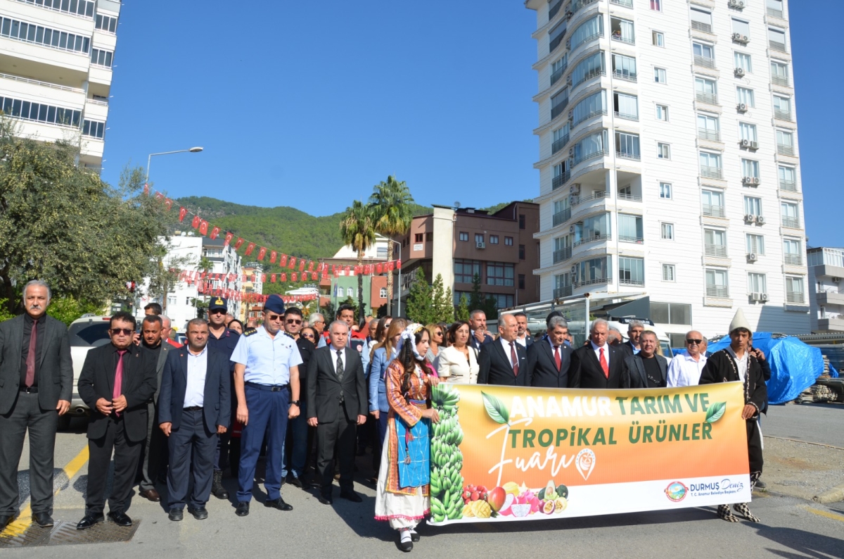 Anamur Tarım ve Tropikal Ürünler Fuarı Görkemli Törenle Açıldı..