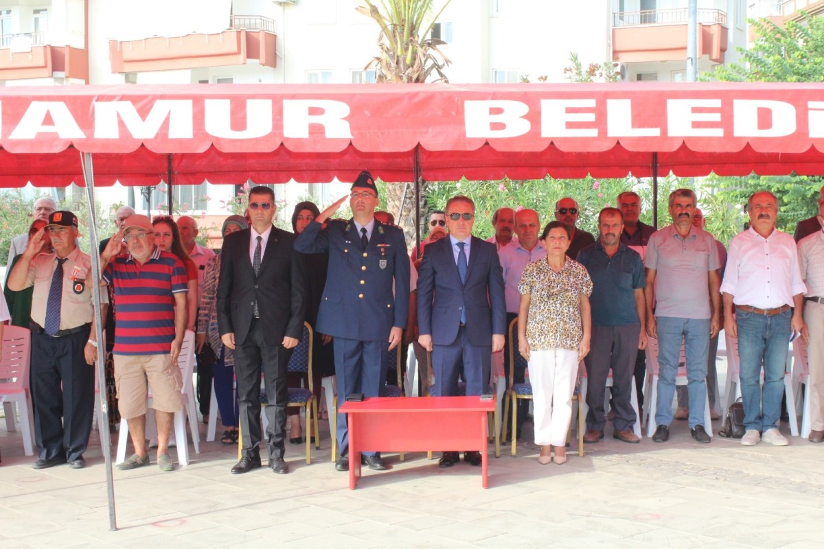 19 Eylül Gaziler Günü dolayısıyla Anamur’da Çelenk Töreni düzenlendi..