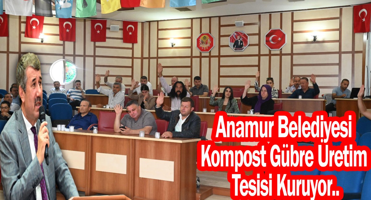 Anamur Belediyesi Kompost Gübre Üretim Tesisi Kuruyor..