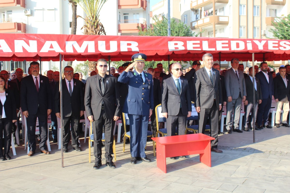 Anamur’da 10 Kasım Atatürk’ü Anma ve Çelen Töreni düzenlendi..