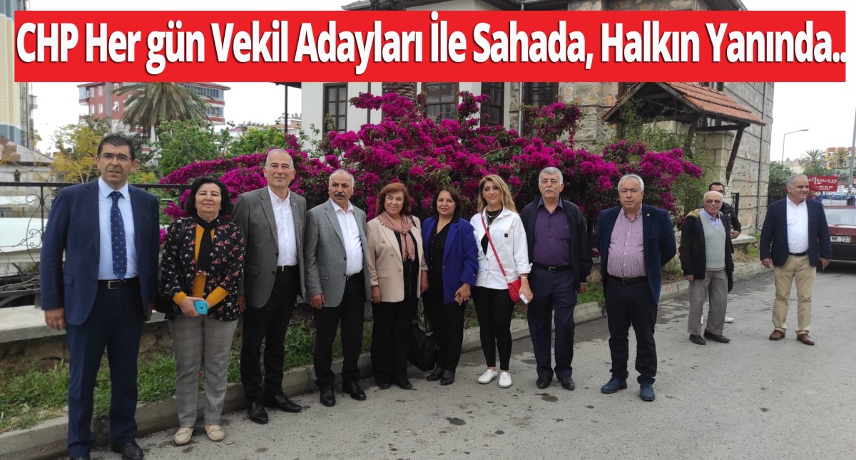 Anamur halkı CHP Mersin Milletvekili Adayı Talat Dinçer’e “EVET” dedi..