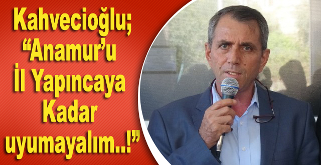 İYİ Parti İlçe Başkanı Kahvecioğlu'ndan Basın Açıklaması..
