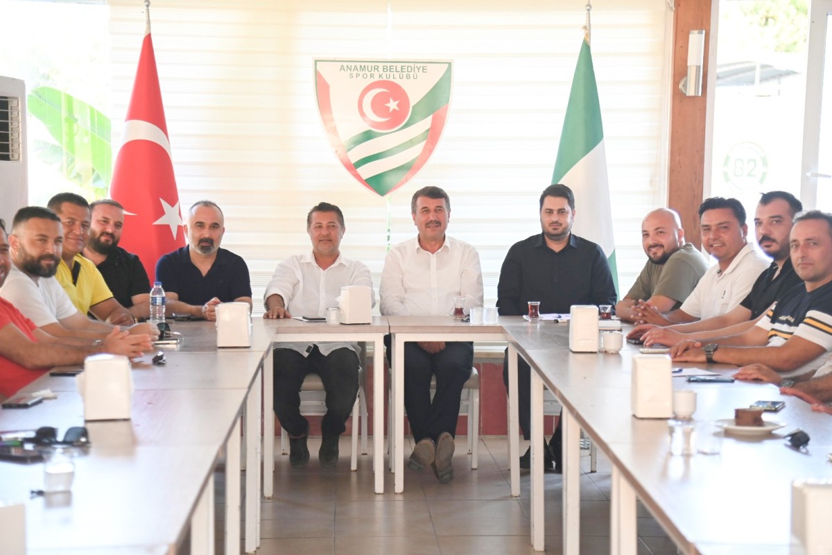 Anamur Belediyespor Kulübü Yeni Yönetimi İlk Toplantısını Gerçekleştirdi..