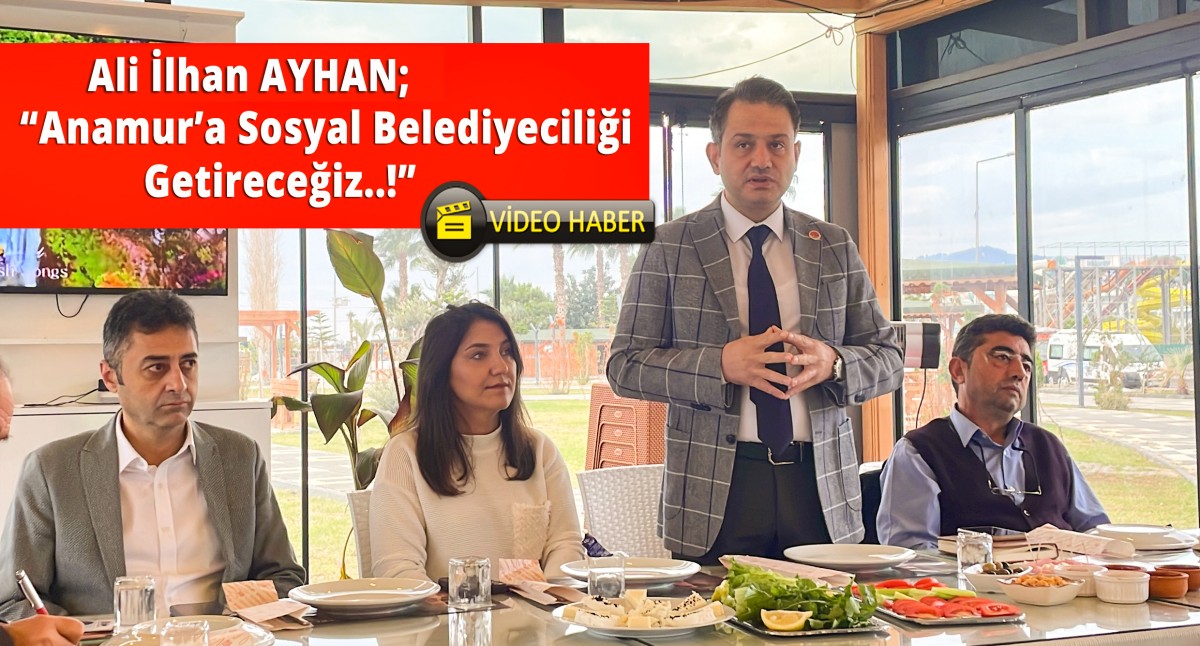 CHP Anamur Belediye Başkan A.Adayı AYHAN Pazar Kahvaltısında Gazetecilerle Buluştu..