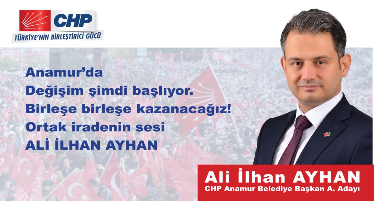 CHP Anamur Belediye Başkan A.Adayı Ali İlhan AYHAN'ın Yeni Yıl Mesajı..