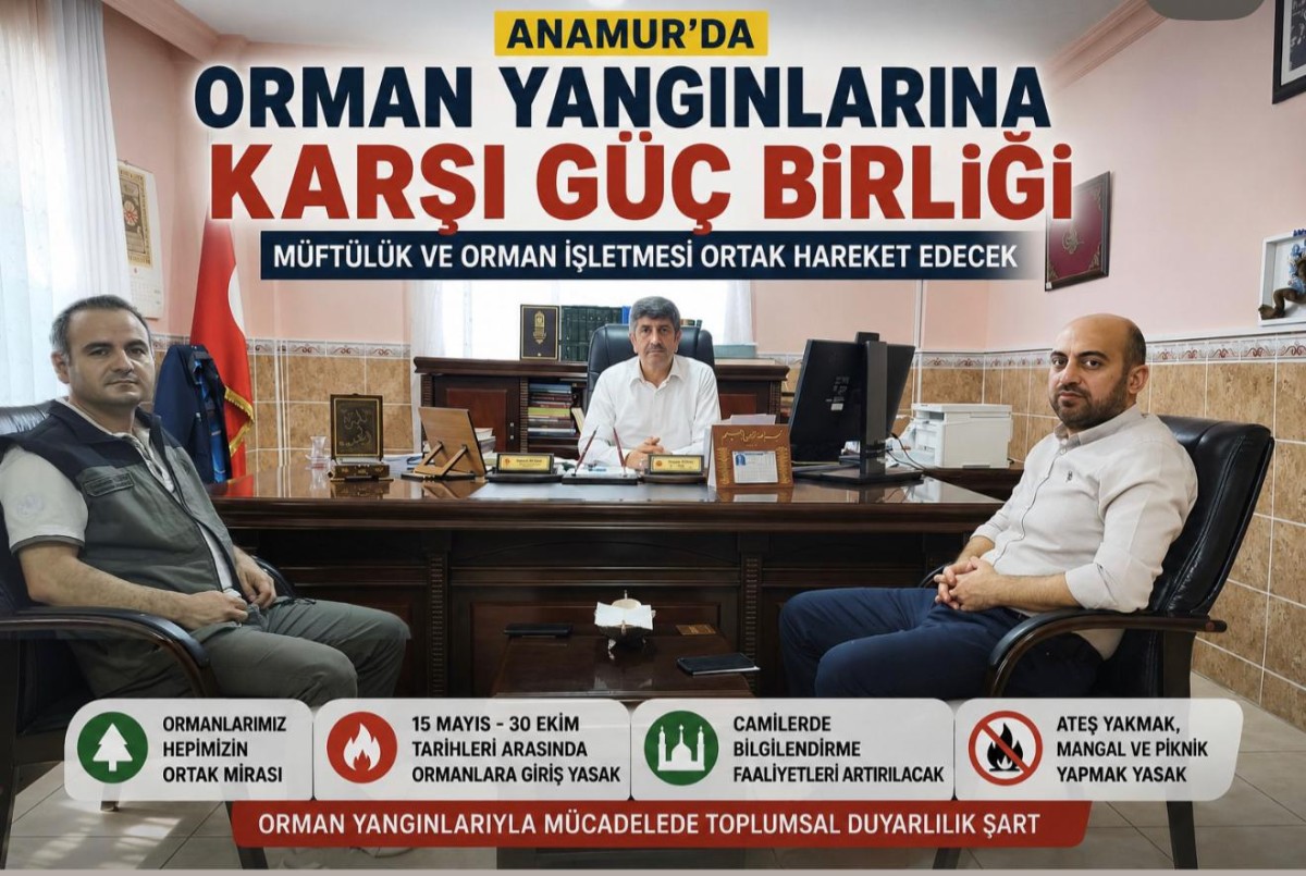 Anamur’da Orman Yangınlarına Karşı Kurumlar Arası İş birliği Oluşturuluyor..