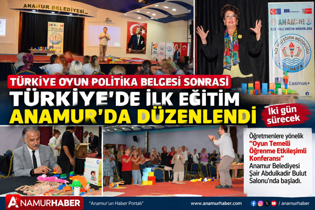 Türkiye Oyun Politika Belgesi sonrası ilk eğitim çalışması Anamur’da düzenlendi