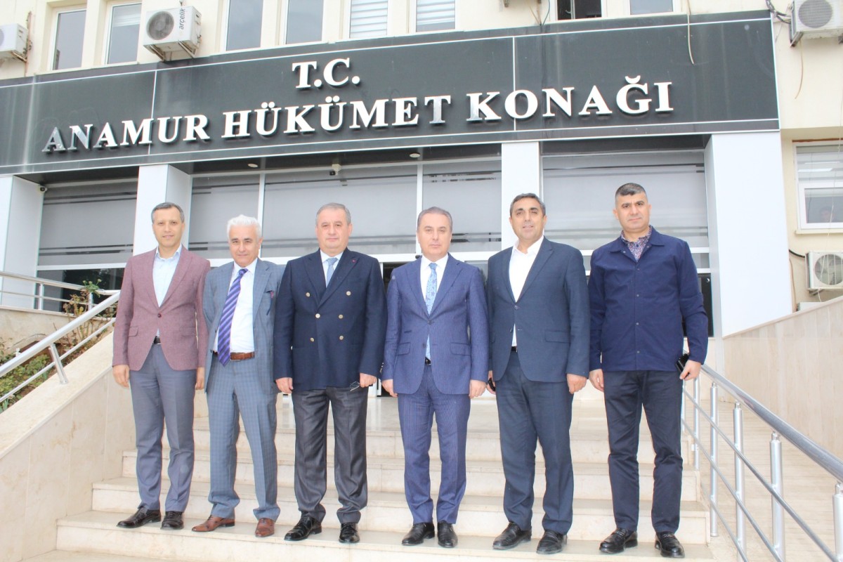Mersin Vali Yardımcısı Çırakoğlu ve İlçe Kaymakamları, Kaymakam Bozdemir’i Ziyaret ettiler.