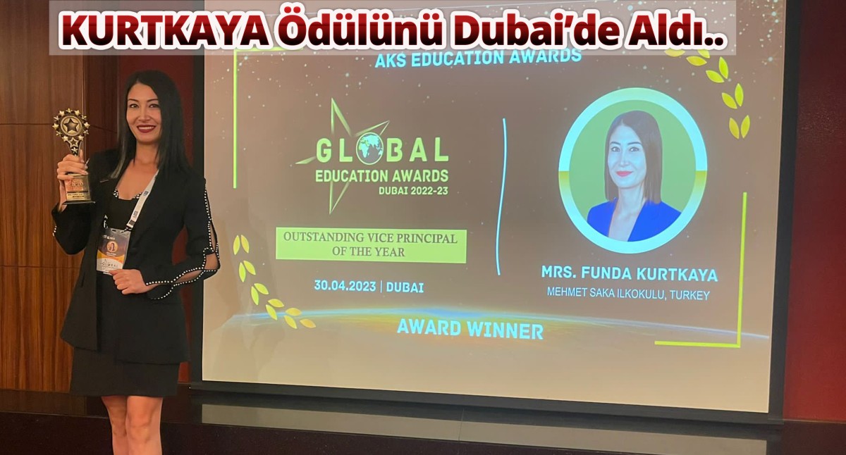 Funda Öğretmen Ödülünü  Muhteşem Ödül Töreniyle Dubai’de Aldı..