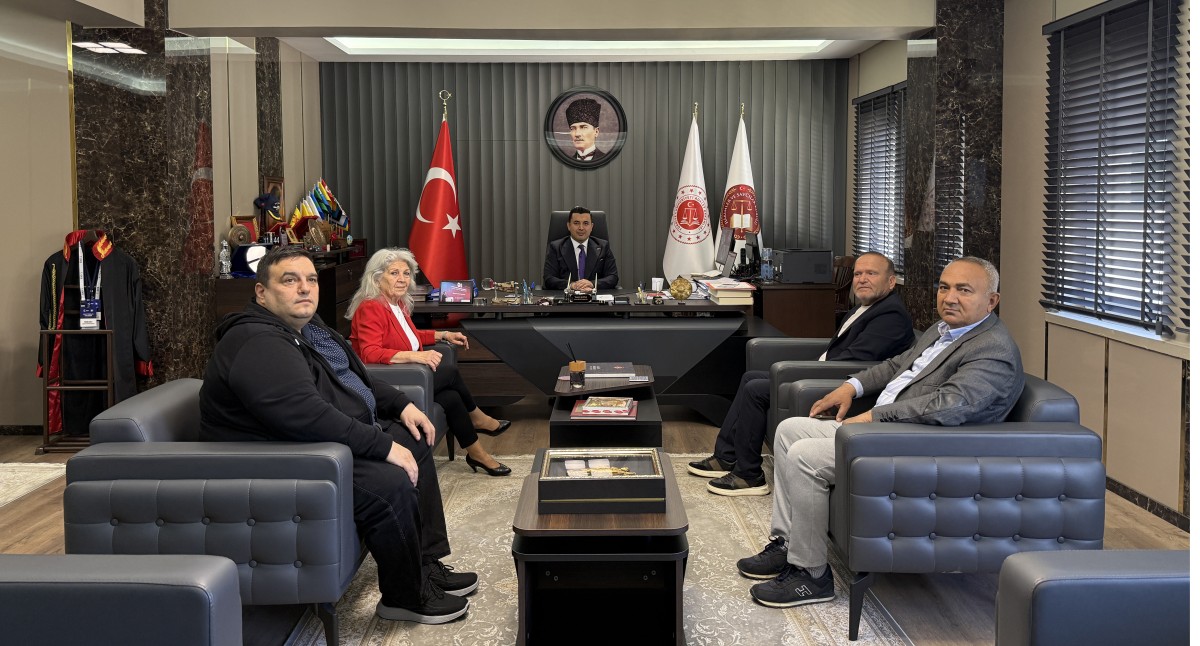 Anamur Gazeteciler Cemiyeti’nden Başsavcı Tanju Çatlı’ya Ziyaret..