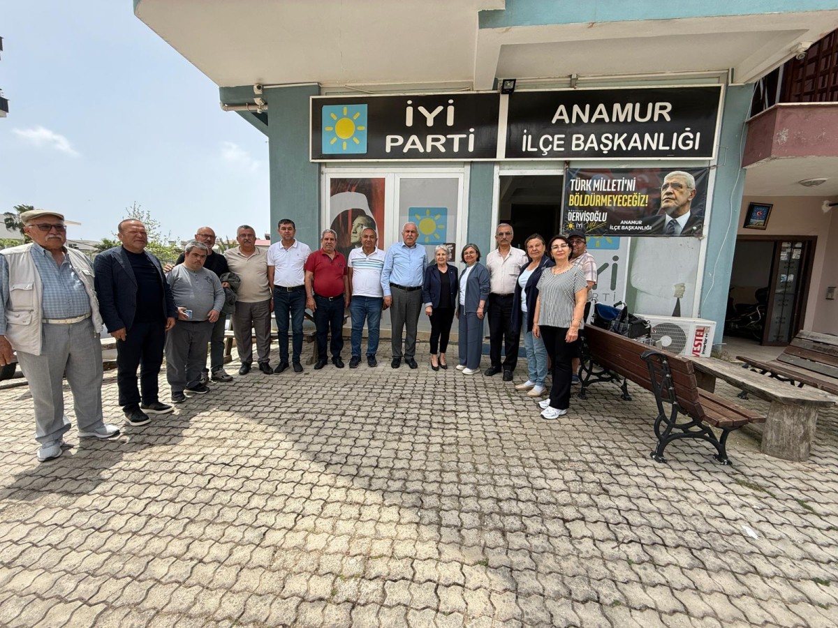 Anamur Gazeteciler Cemiyeti’nden İYİ Parti İlçe Başkanlığı’na Ziyaret..