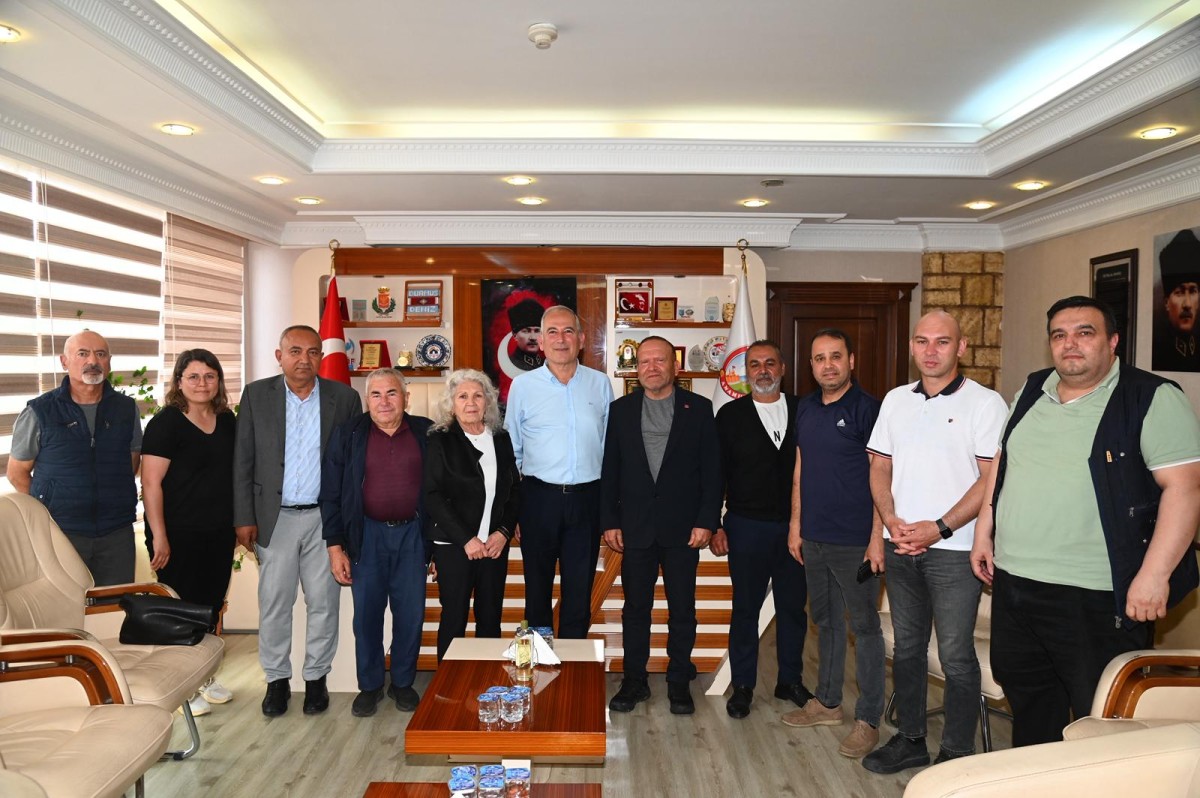 Basın Mensuplarından Başkan Durmuş Deniz’e Ziyaret..