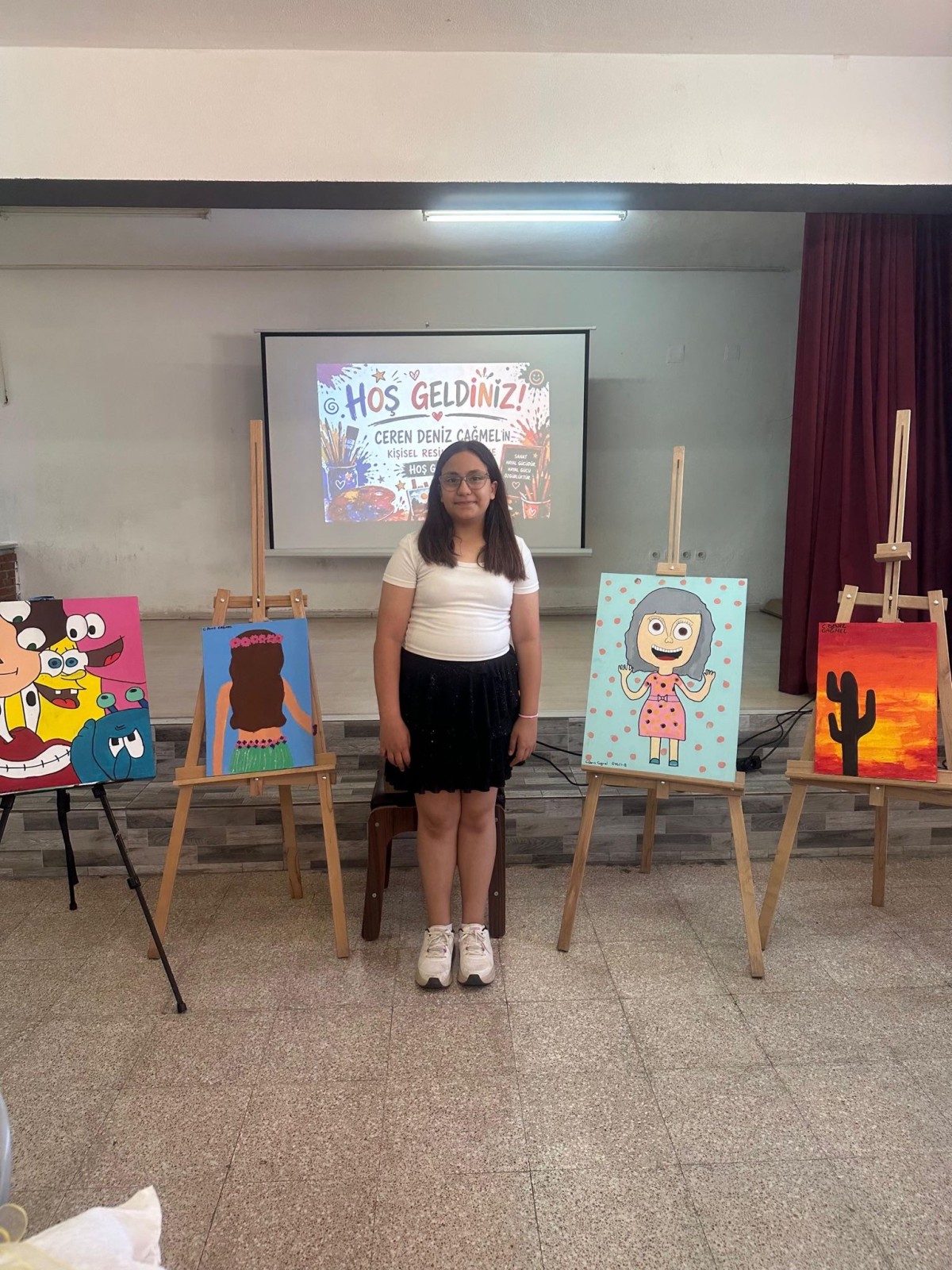 Ceren Deniz Çağmel’in Kişisel Sergisi Yoğun İlgi Gördü