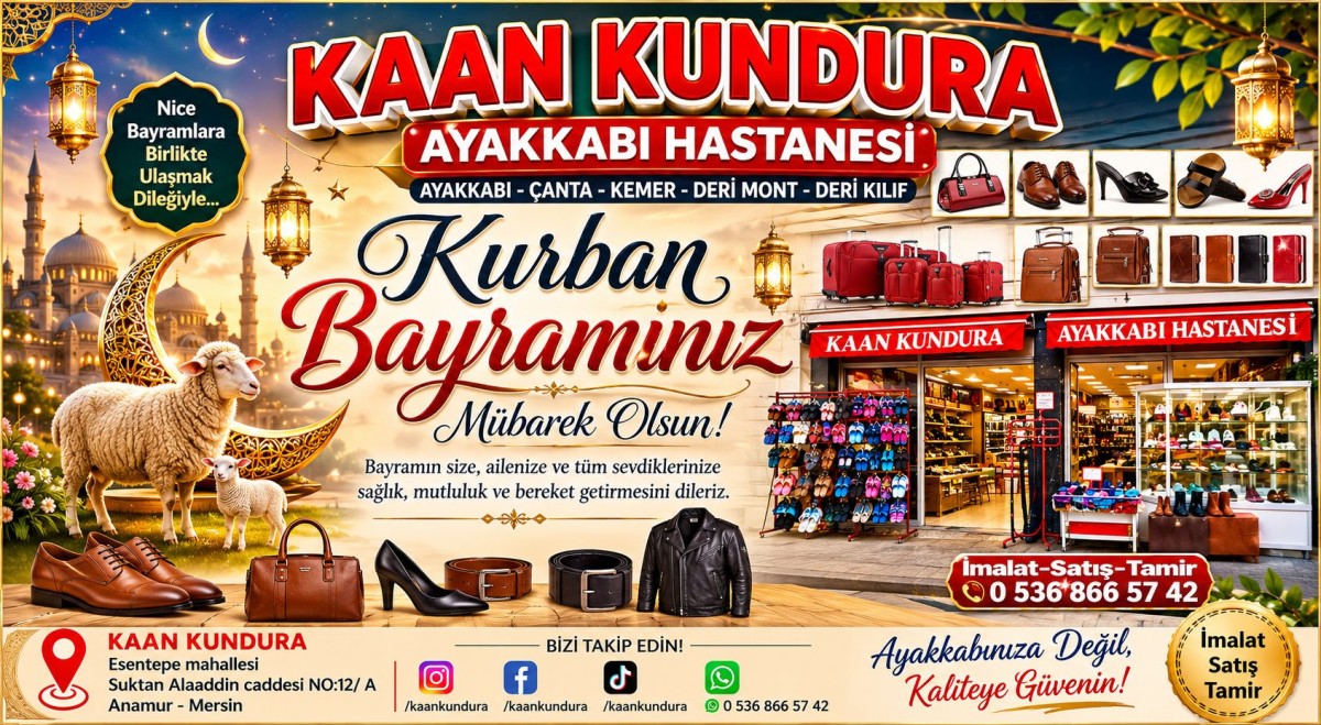 KAAN KUNDURA AYAKKABI HASTANESİ Bayramınızı Kutlar..