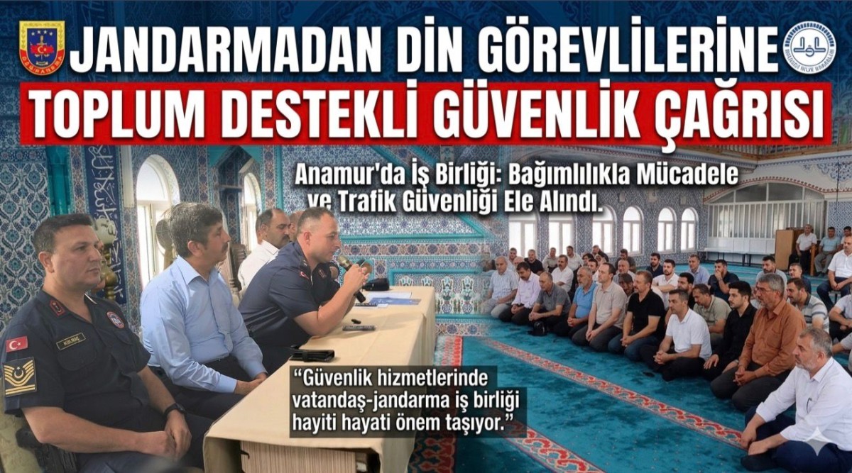 Jandarmadan Din Görevlilerine Toplum Destekli Güvenlik Çağrısı..