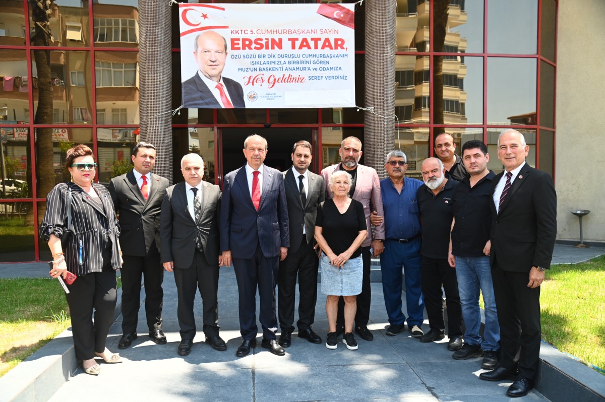 KKTC 5. Cumhurbaşkanı Ersin Tatar Anamur’da Yoğun Temaslarda Bulundu..
