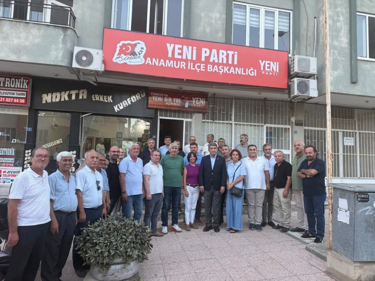 Yeni Parti Mersin İl Başkanı Cengiz Gökçel’den Anamur İlçe Başkanlığına Ziyaret..