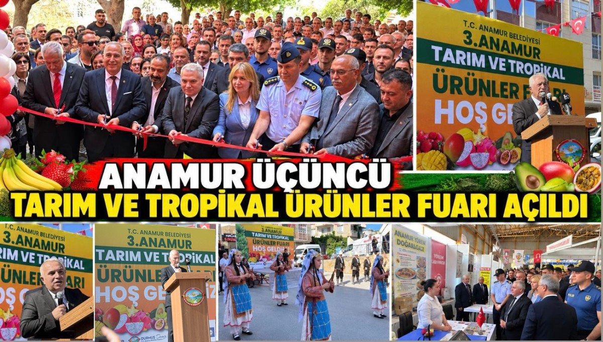 Anamur Tarım ve Tropikal Ürünler Fuarı Görkemli Törenle Açıldı..